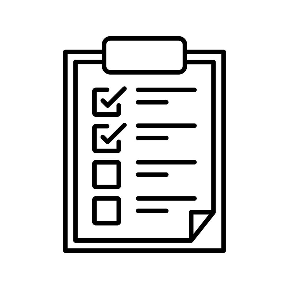 Checklist Vector Icon