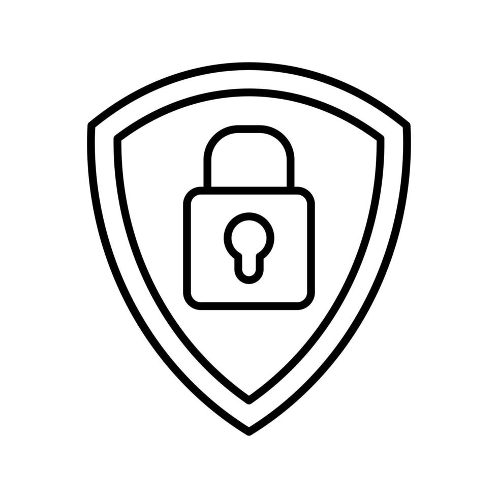 icono de vector de seguridad