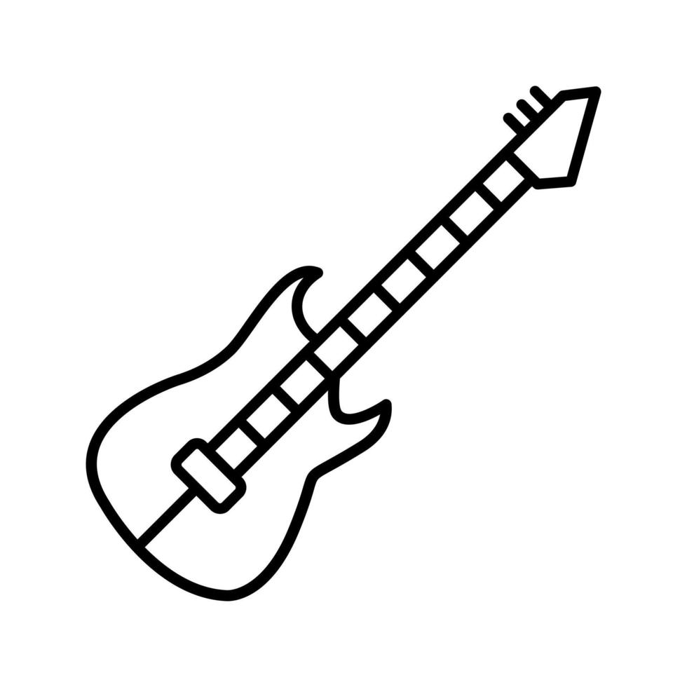 icono de vector de guitarra