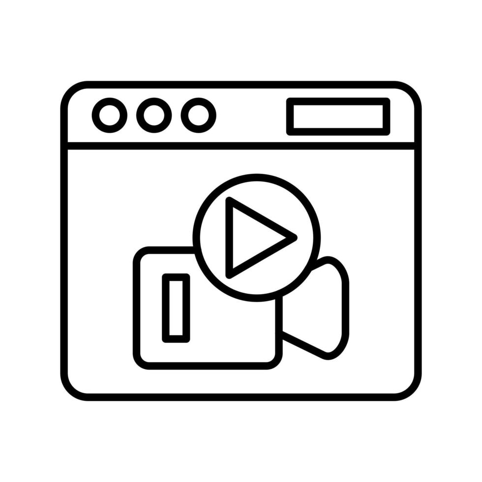 Vlog Vector Icon