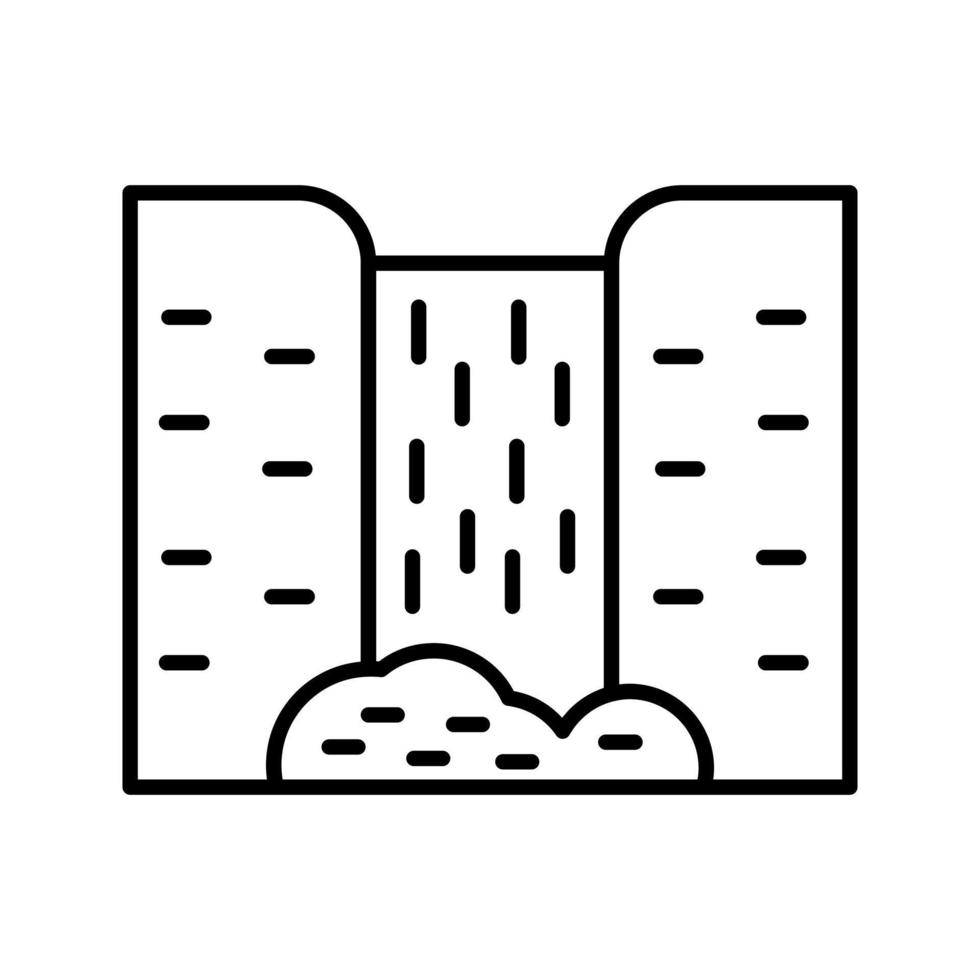 Waterfall Vector Icon