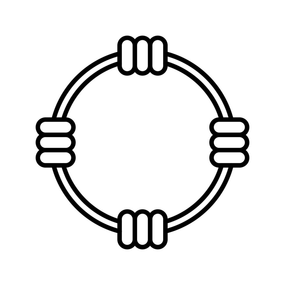Hula Hoop Vector Icon