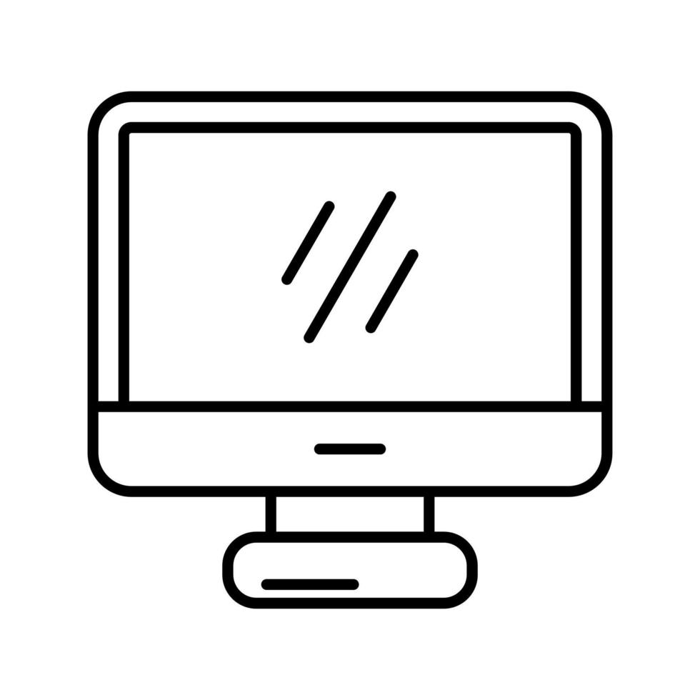 Monitor Vector Icon