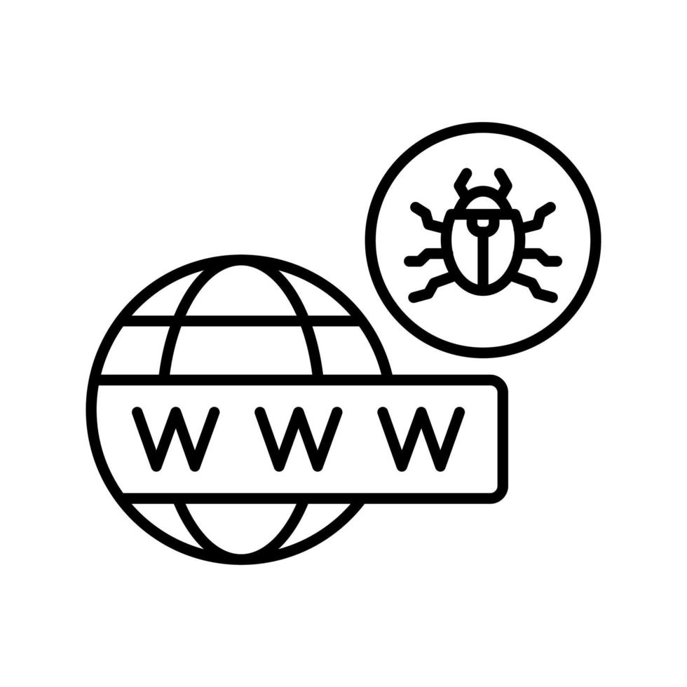 Worldwide Hack Vector Icon