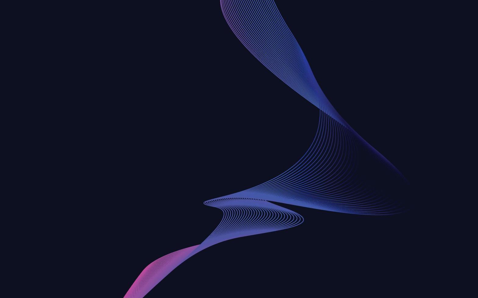 Wave of the many colored lines. Abstract wavy stripes background isolated vector