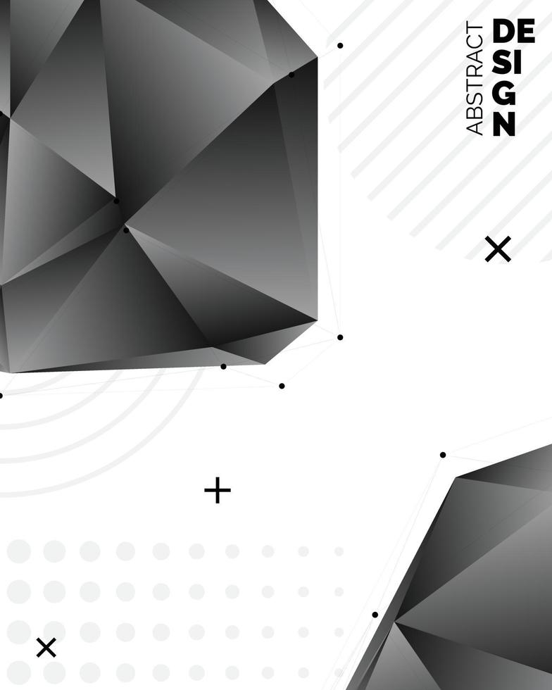 Abstract Geometric backgrounds. Polygonal vector design