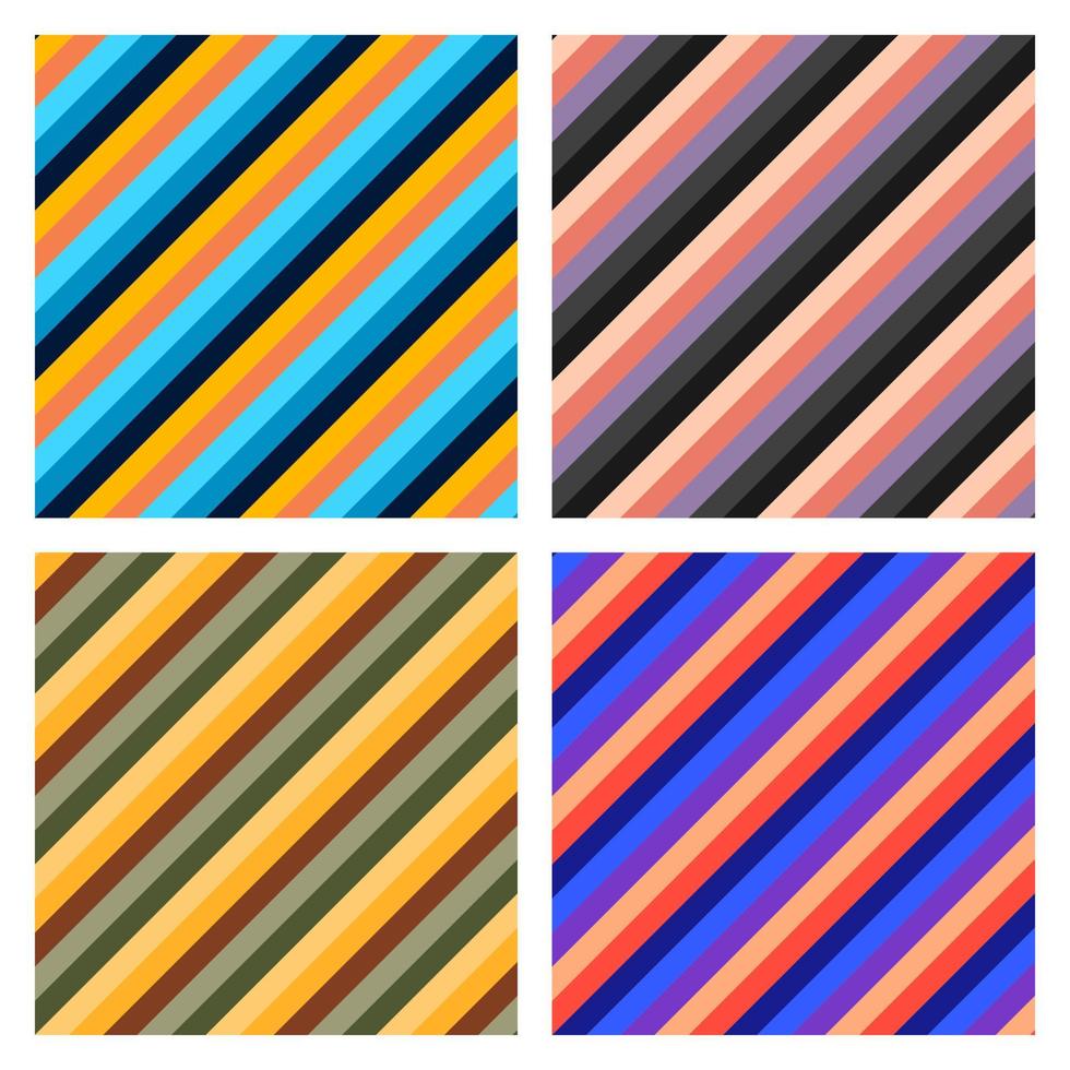 stripe colorful geometric seamless pattern vector