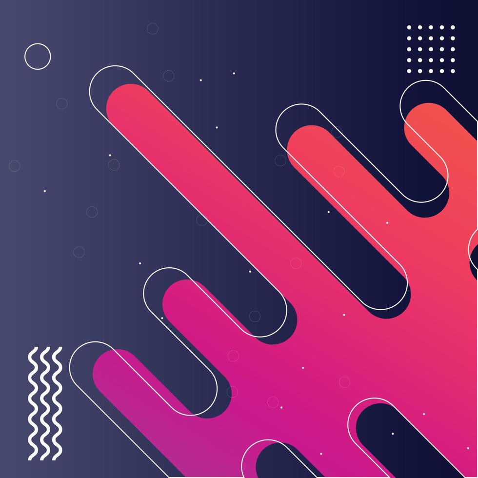 Abstract Colorful mustard Rounded Lines Halftone Transition. Vector Background Illustration