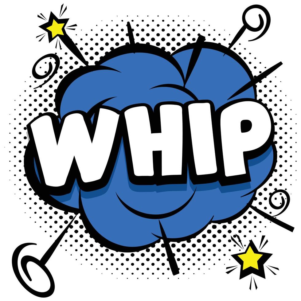 whip Comic bright template with speech bubbles on colorful frames vector