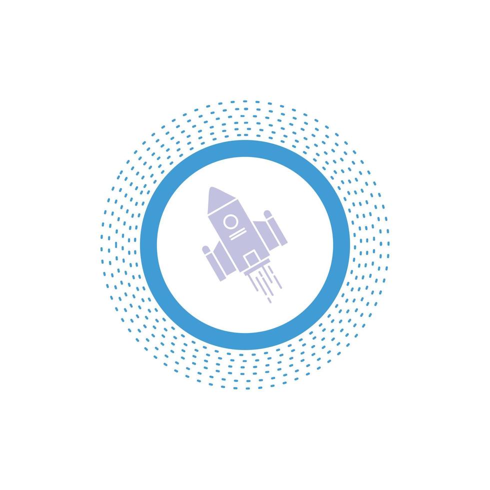 space craft. shuttle. space. rocket. launch Glyph Icon. Vector isolated illustration