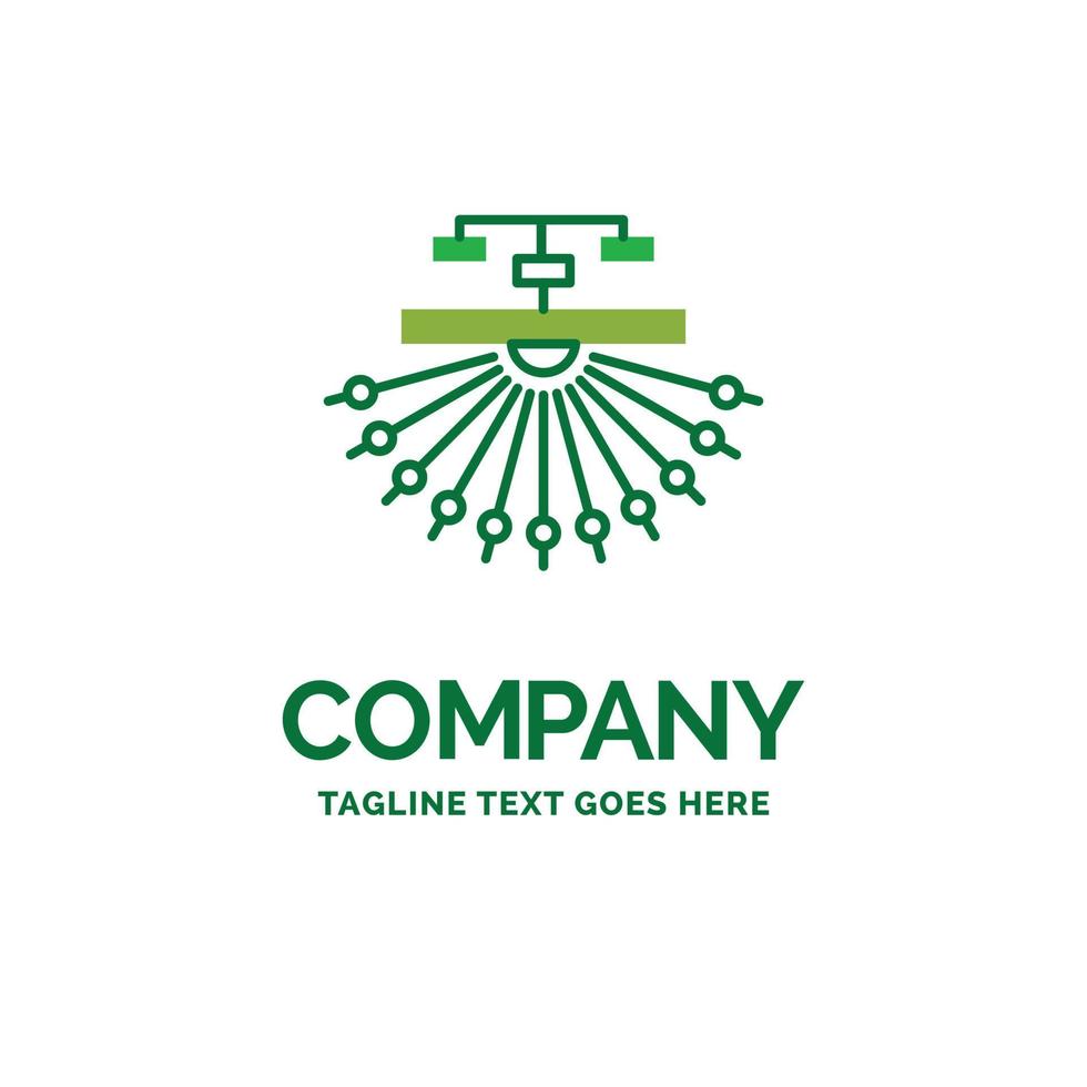 optimization. site. site. structure. Web Flat Business Logo template. Creative Green Brand Name Design. vector