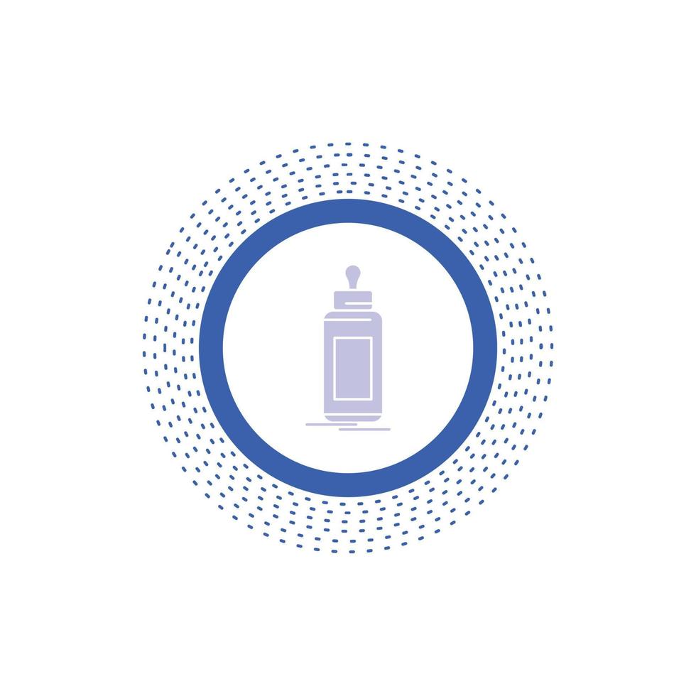 feeder. bottle. child. baby. milk Glyph Icon. Vector isolated illustration