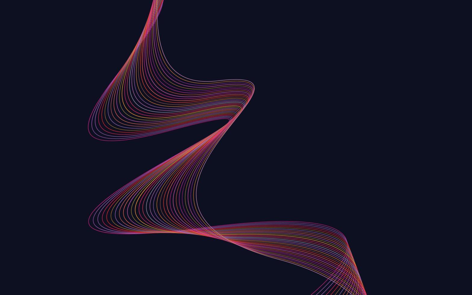 Vector abstract wave background. Red waves background 13006670 Vector