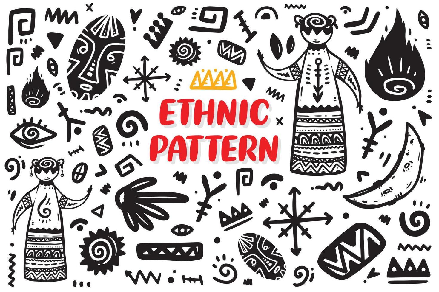 Ethnic Pattern Pack vector