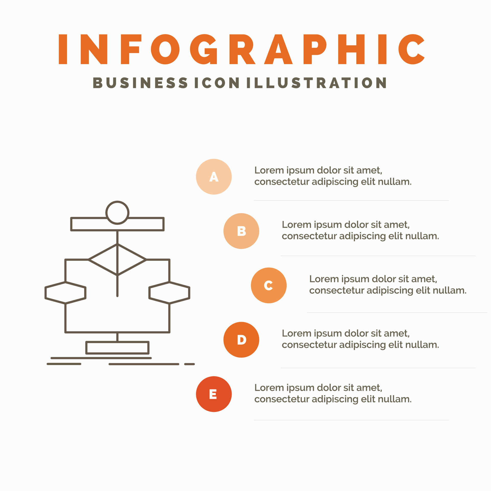 Algorithm. chart. data. diagram. flow Infographics Template for Website ...