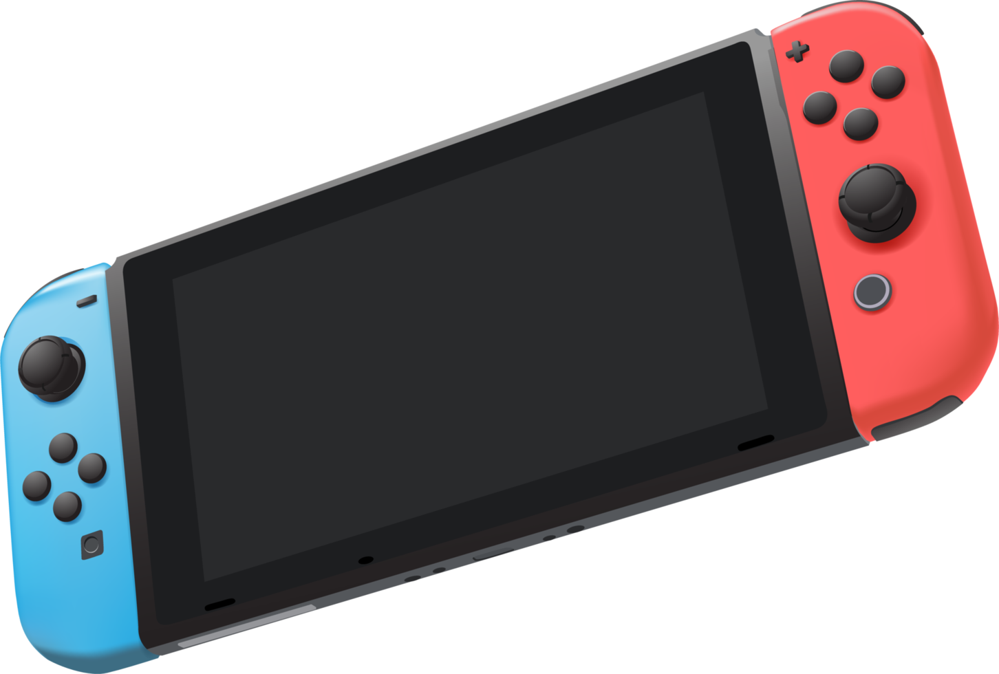 Set of console game device handheld portable PNG