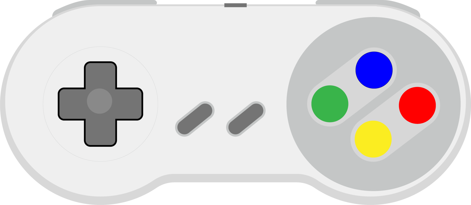 retro console game element play flat element 90s controller gaming. png