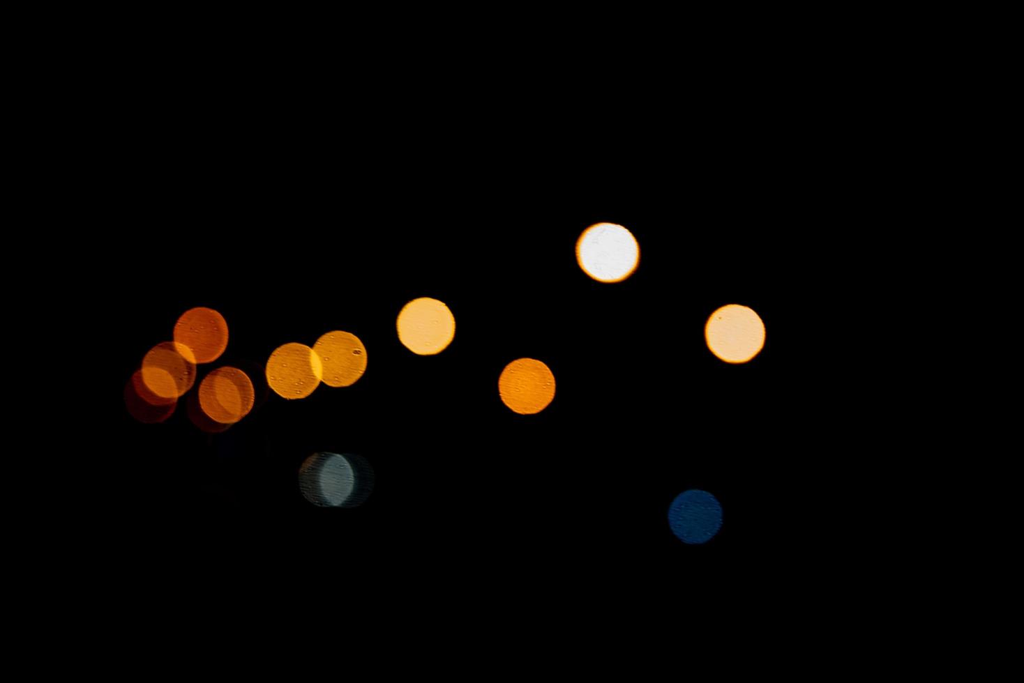 Defocus blur light night bokeh abstract on background. photo