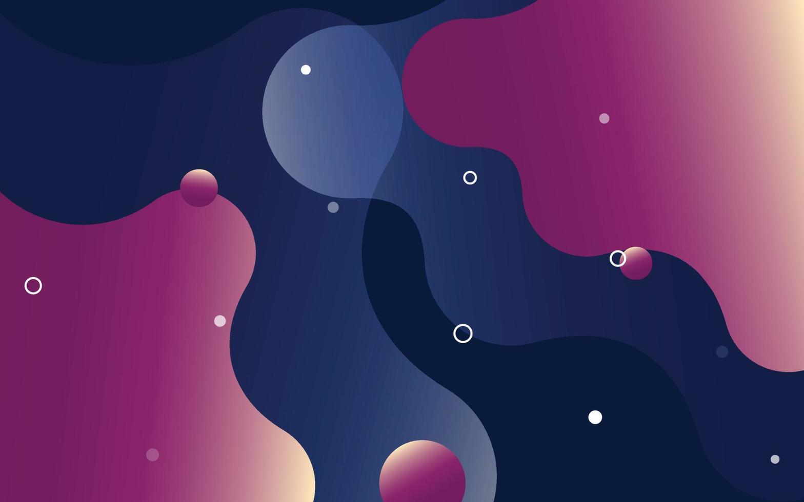 Liquid shapes and forms. blobs with gradient color. flat cartoon. isolated set of stain spot design. typography or banner. Abstract artistic design vector