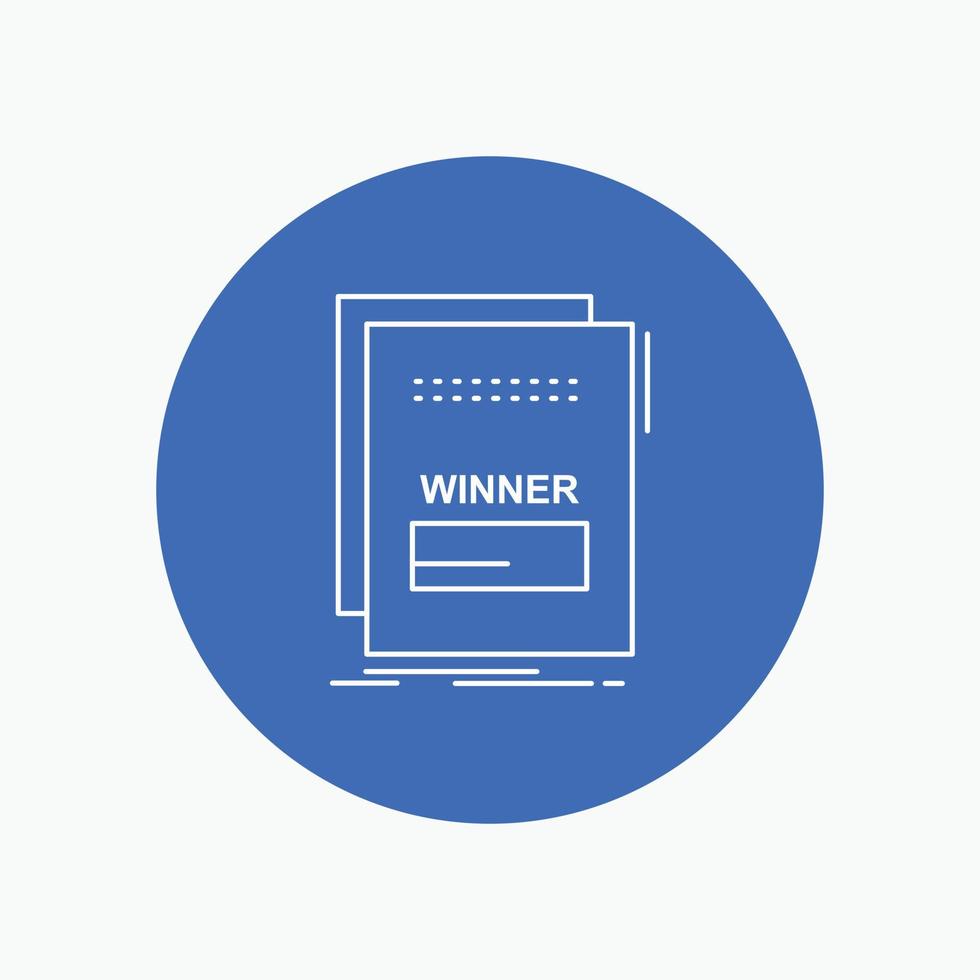 fraud. link. maleficient. malicious. script White Line Icon in Circle background. vector icon illustration