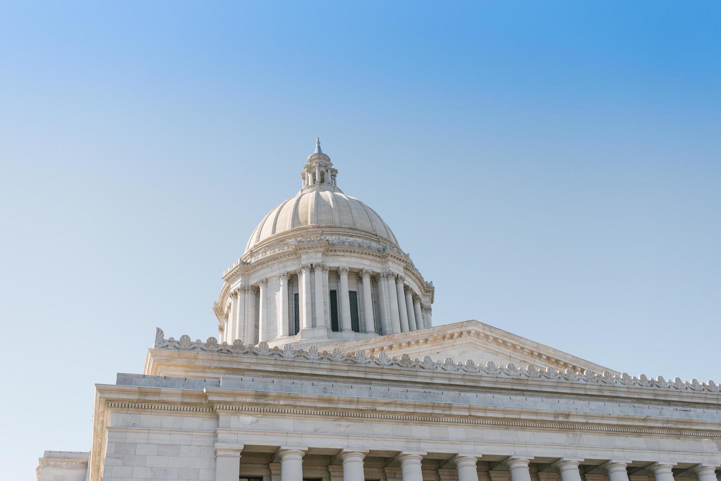 Olympia, USA. March 2019. Washington State Capitol on a spring day photo