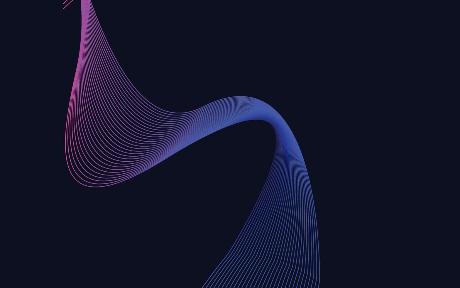 Abstract Blue wavy Lines background vector