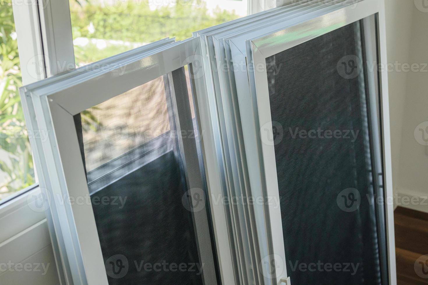 Mosquito net window screens protection against insect photo