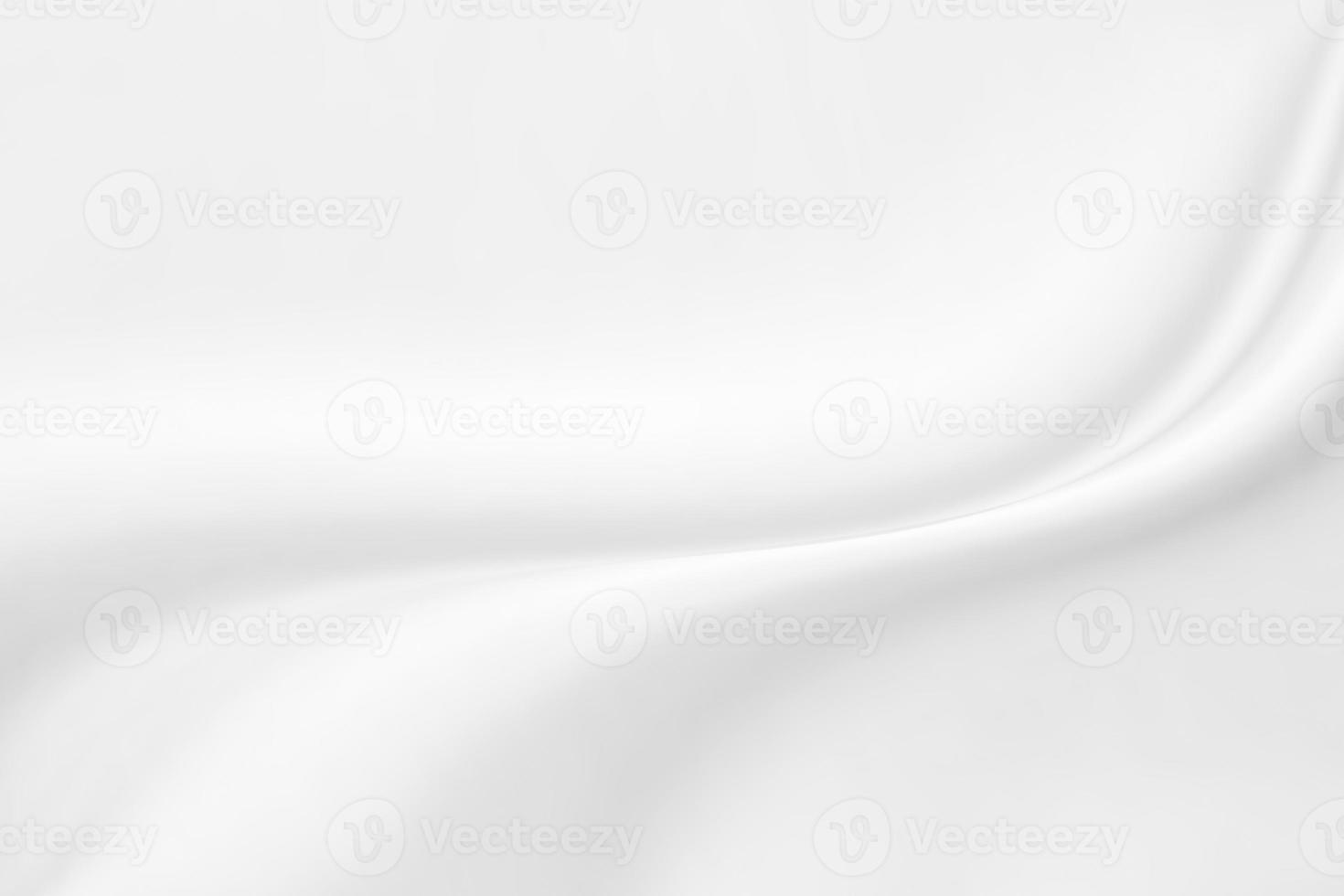 Abstract white fabric with soft wave texture background photo