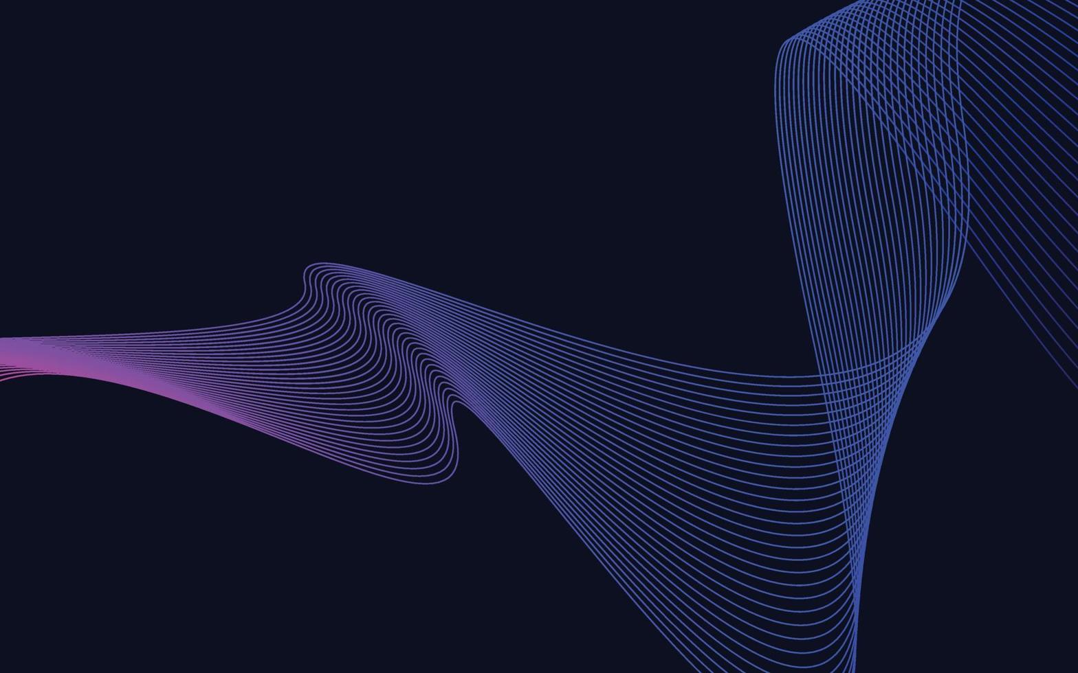Wave of the many colored lines. Abstract wavy stripes background isolated vector