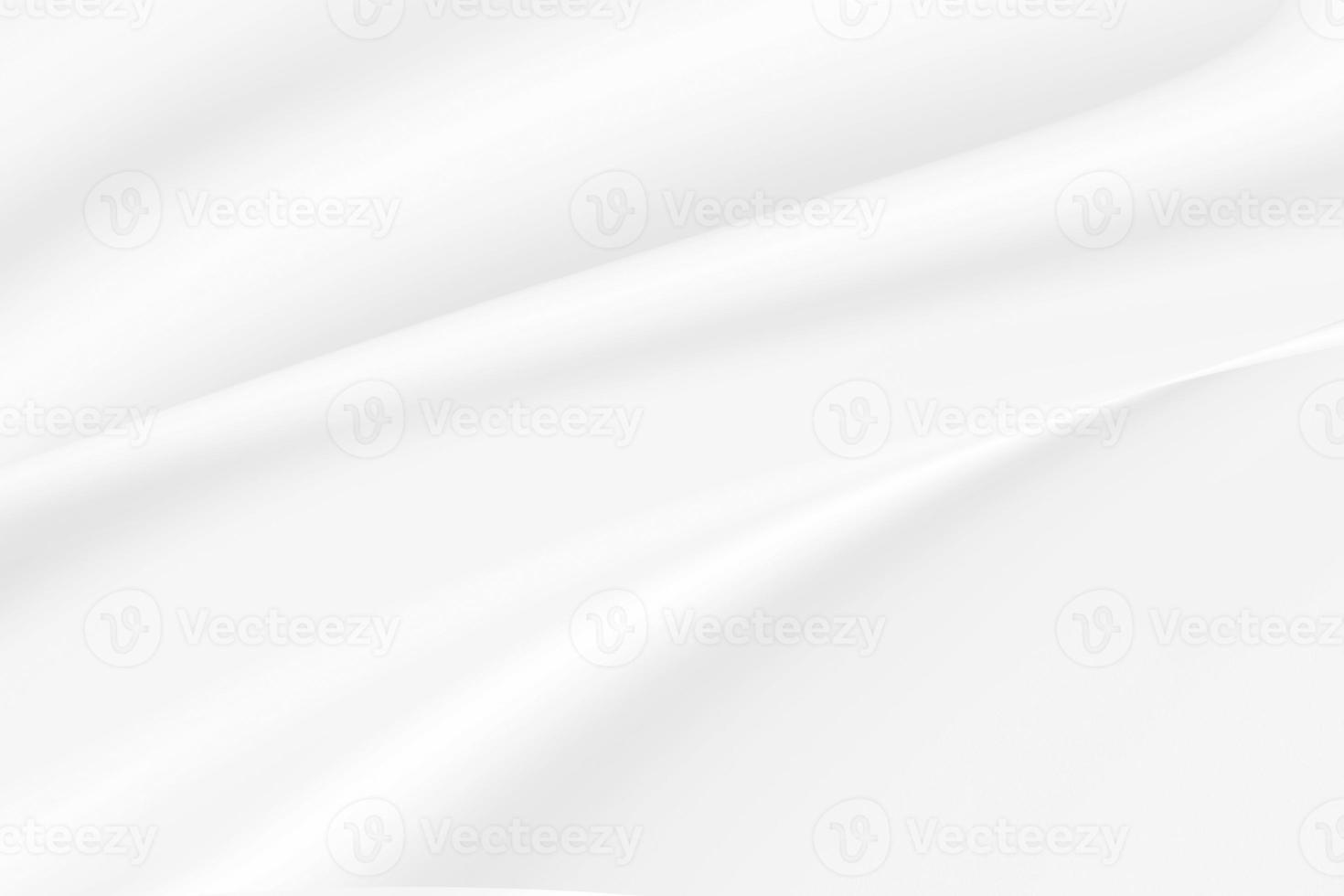 Abstract white fabric with soft wave texture background photo