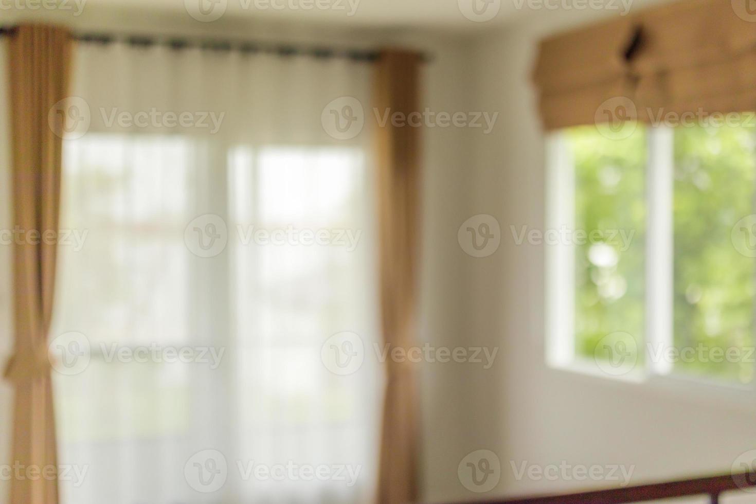 Abstract blur curtain window background photo