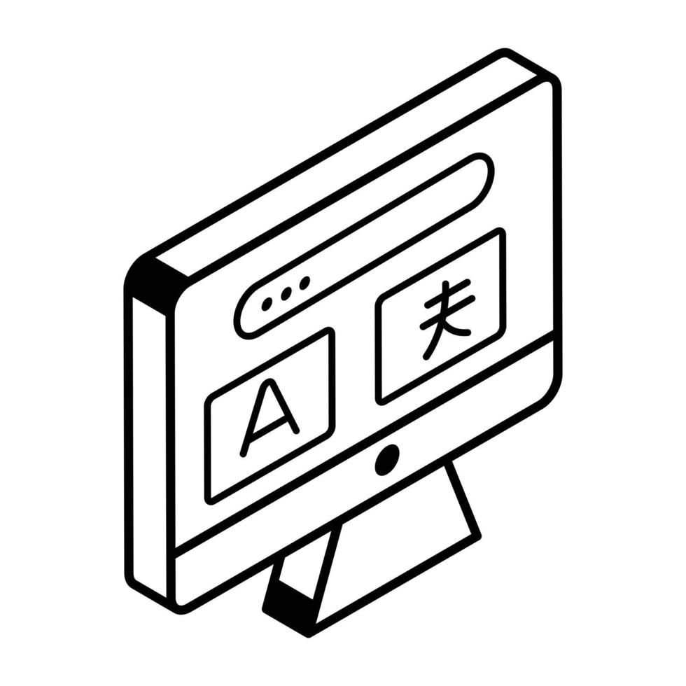 Modern isometric design of translation vector