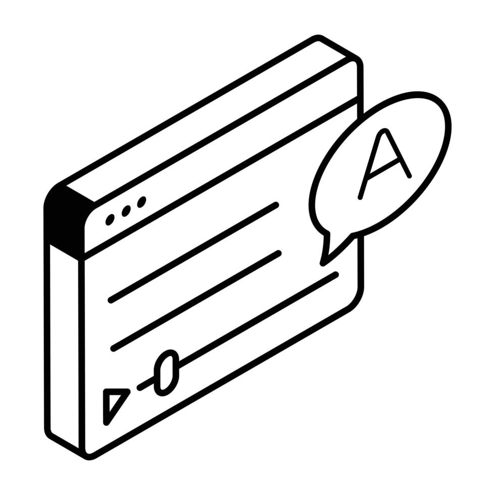 Modern isometric design of translation vector