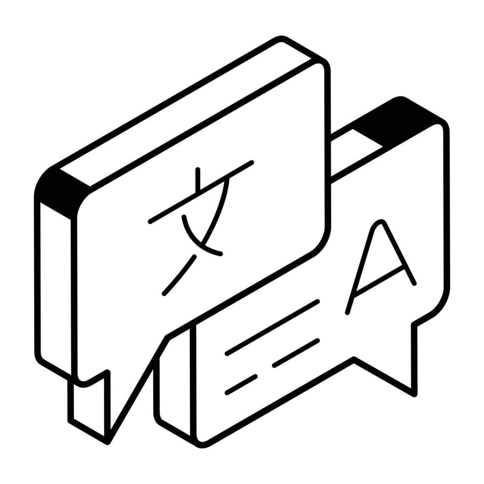 Modern isometric design of translation vector