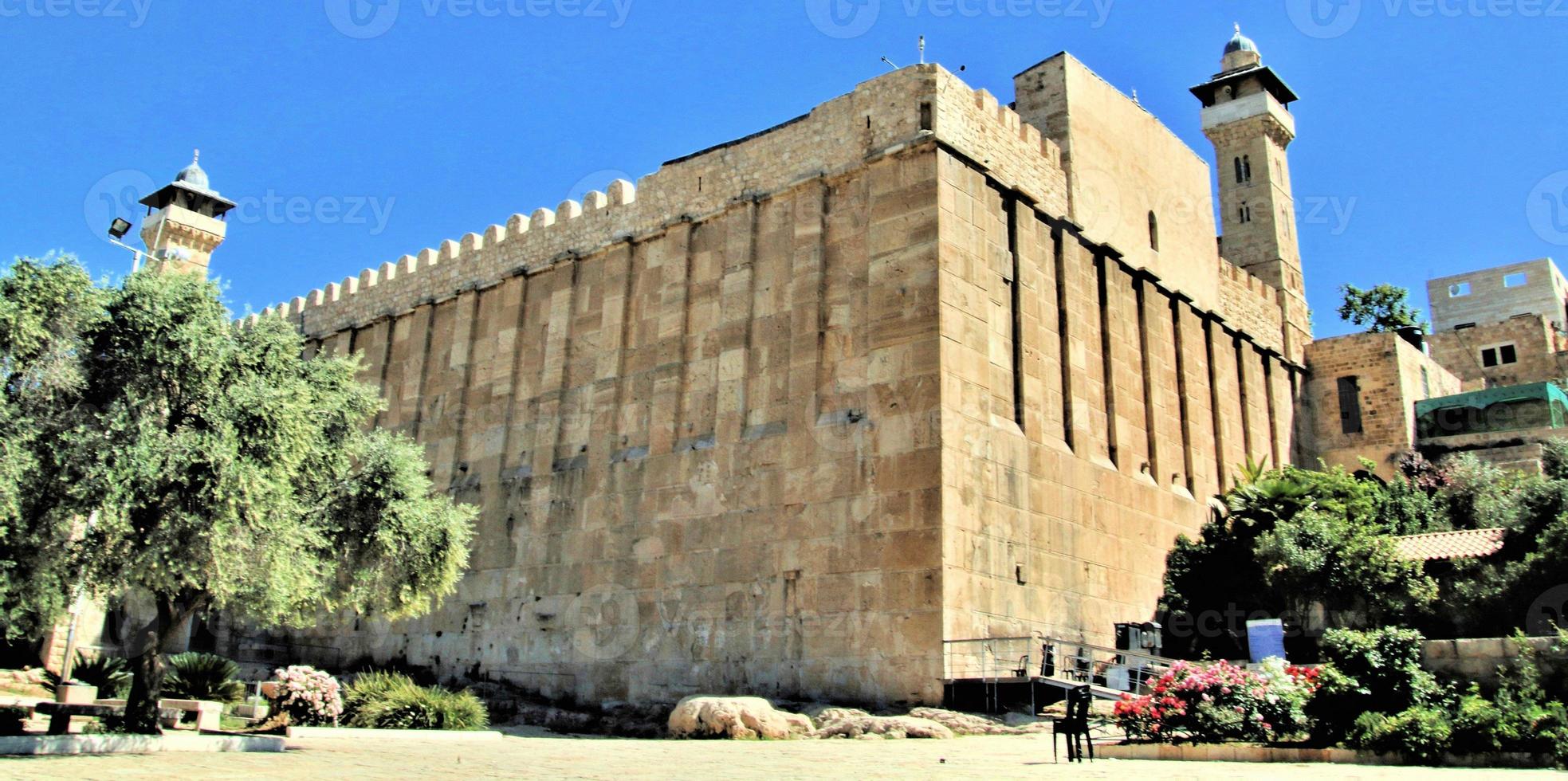 A view of the Tombs of the Patriarchs in Hebroan photo