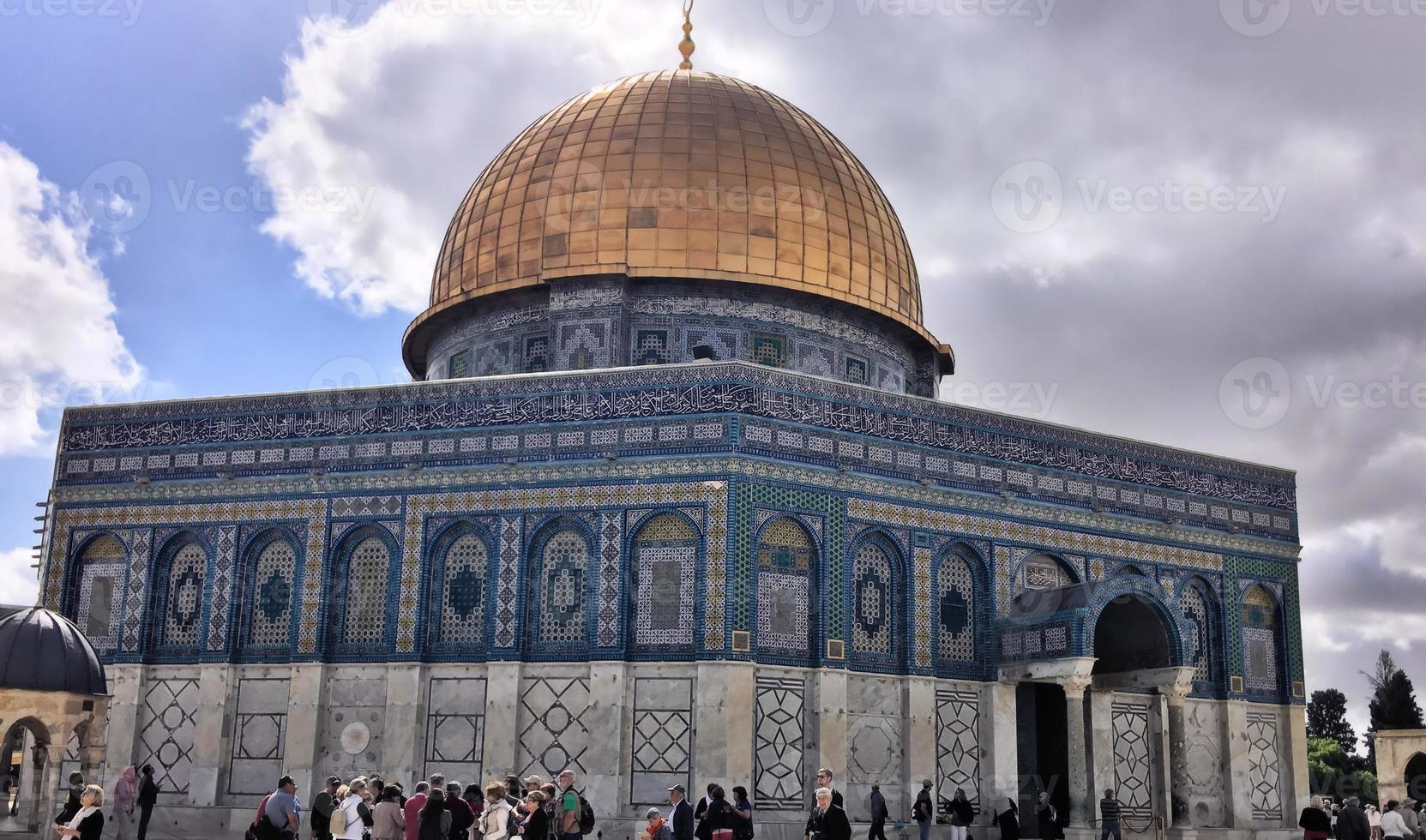 A view of the Dome of the Rock in Jerusalem photo