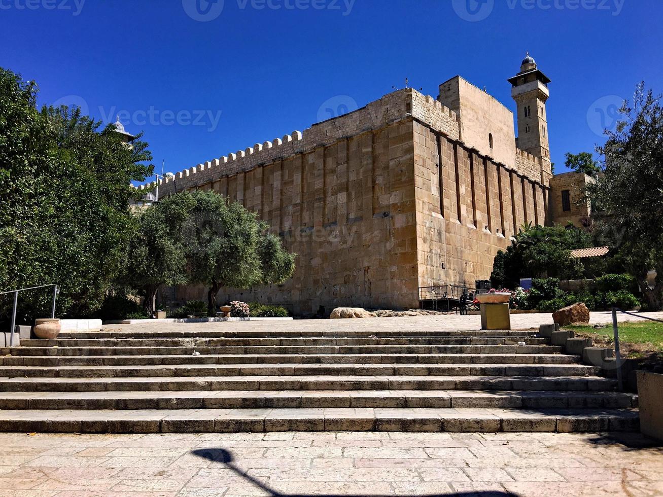 A view of the Tombs of the Patriarchs in Hebroan photo