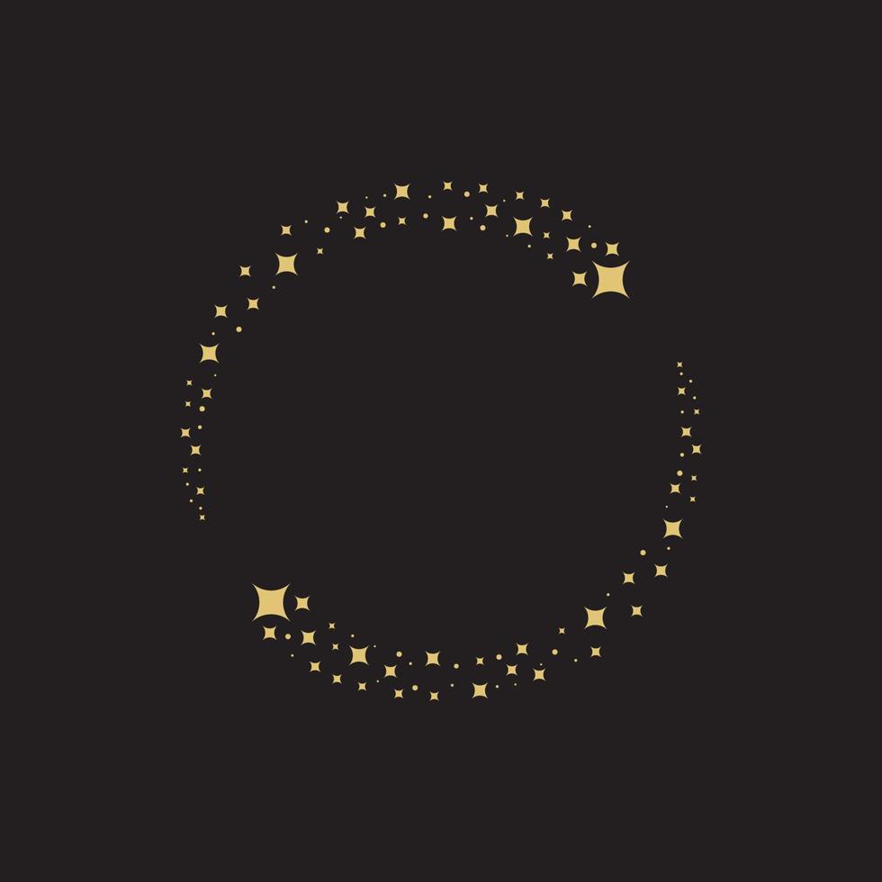 Circle star Vector icon design illustrat