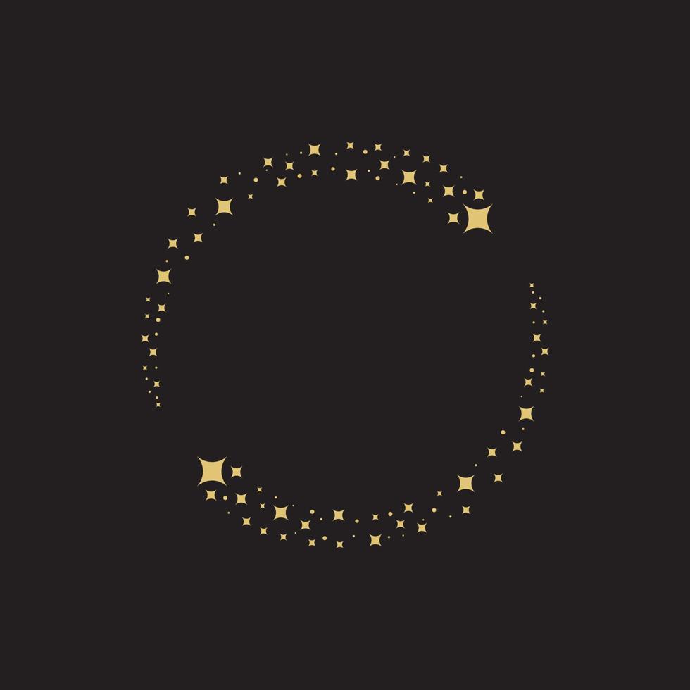 Circle star Vector icon design illustrat