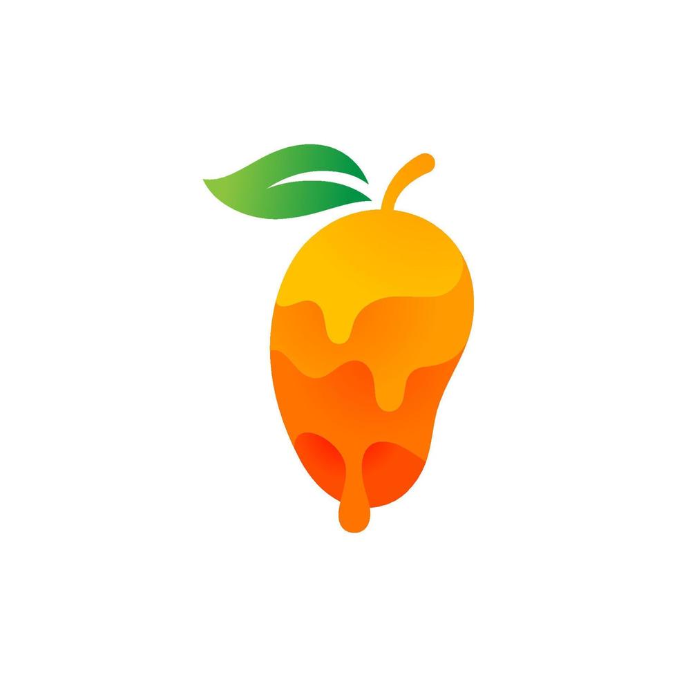 Diseño de ilustración de vector de icono de mango