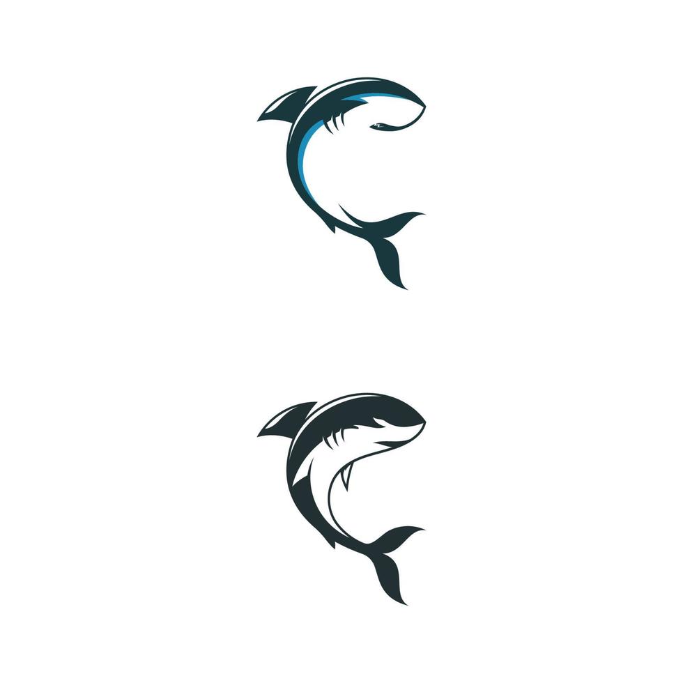 Shark illustration icon designTemplate vector