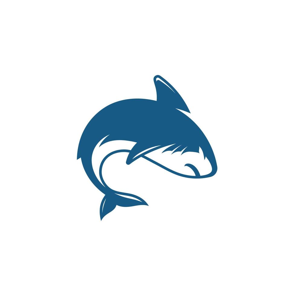 Shark illustration icon designTemplate vector