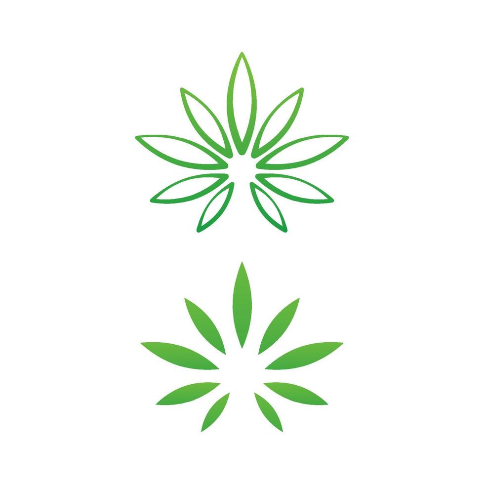 canabis marijuana sign symbol illustration vector