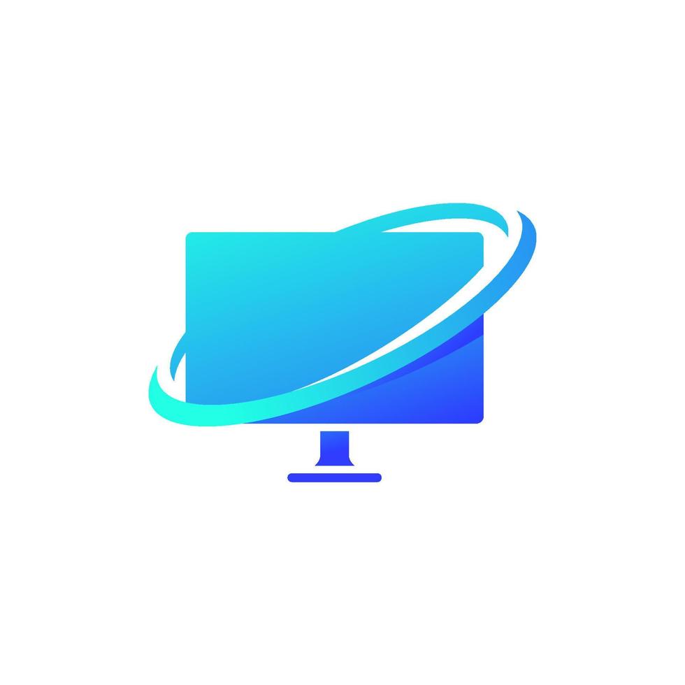 computer logo Vector icon design illustration