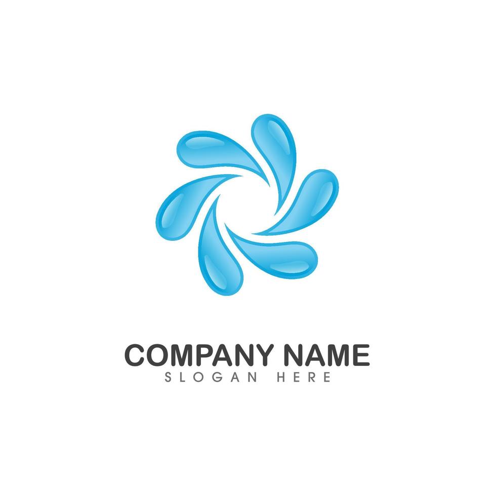 water splash icon vector illustration