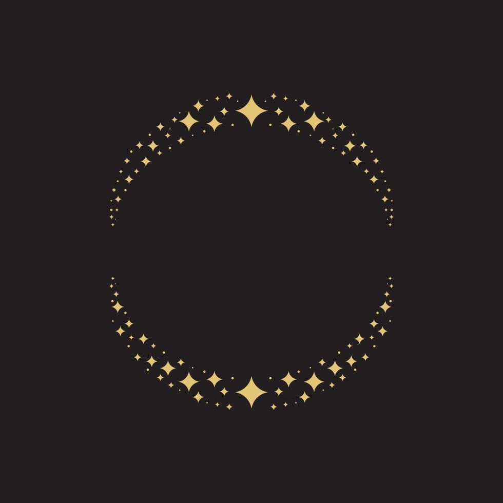 Circle star Vector icon design illustrat