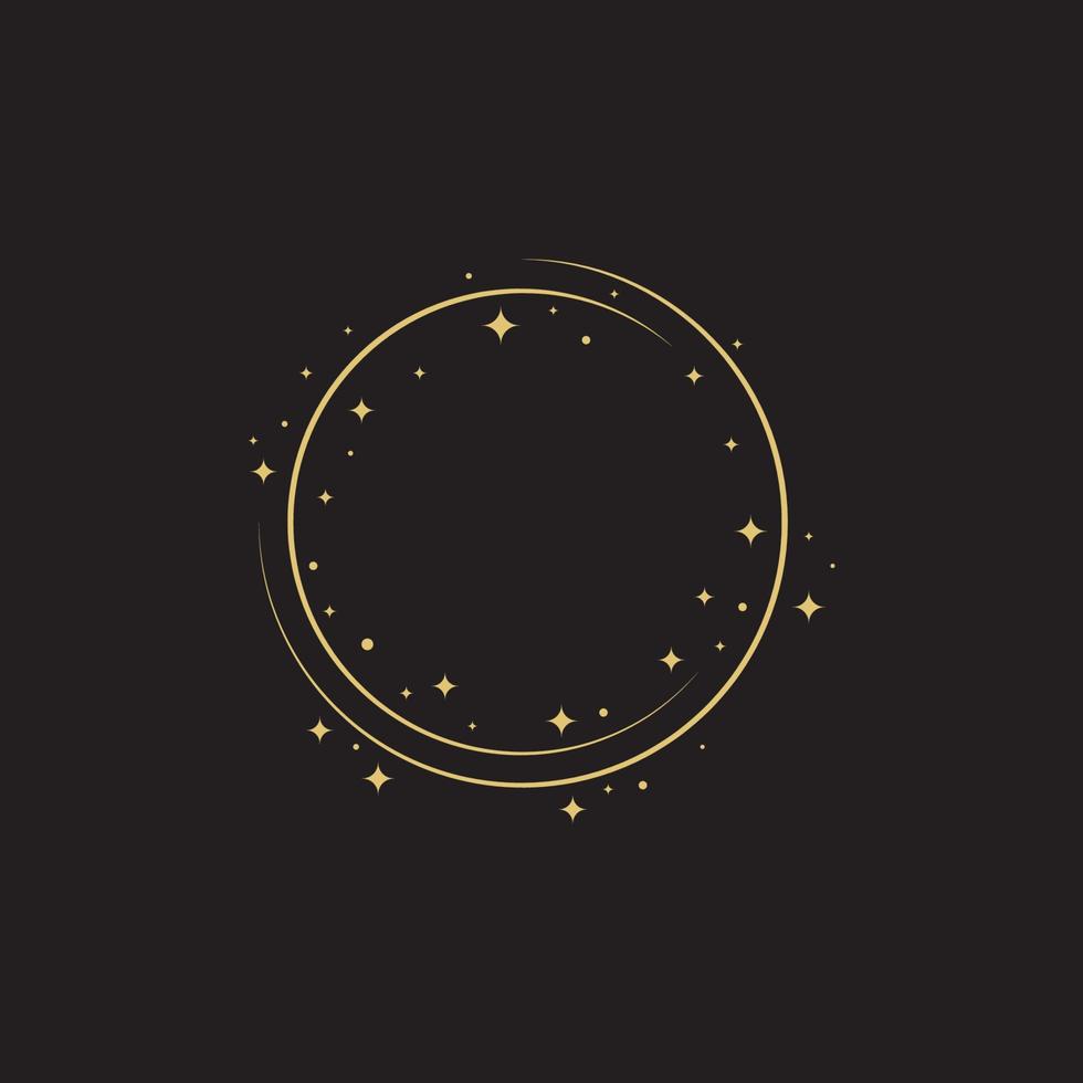 Circle star Vector icon design illustrat