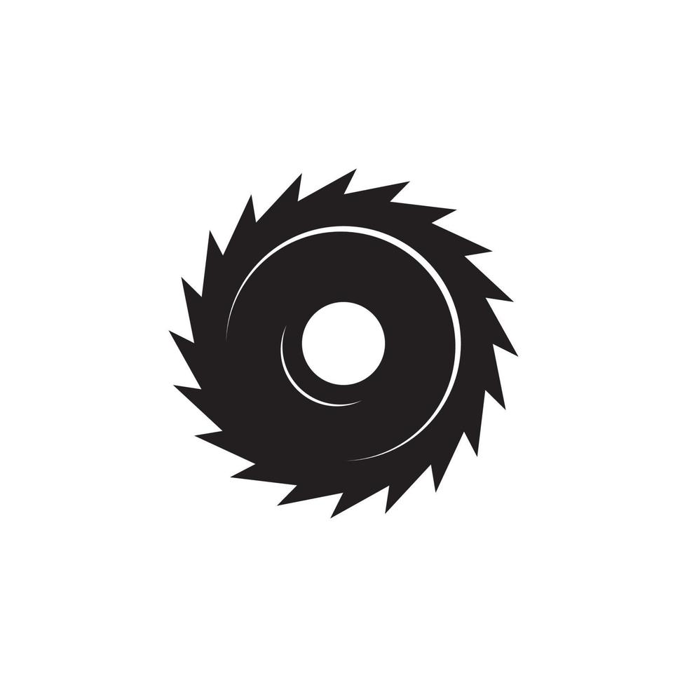 Industrial saw vector illustration icon