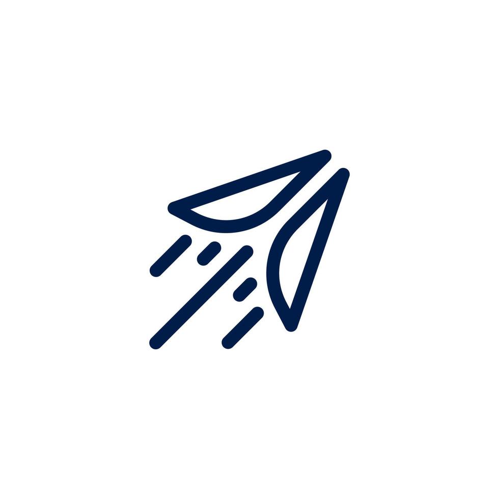 Paper plane Vector icon design illustration