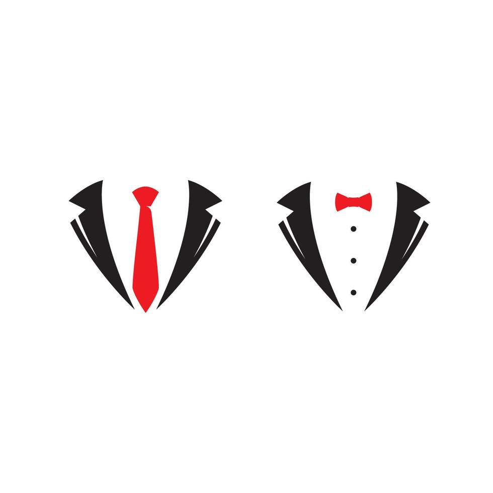 Tuxedo exclusive template vector icon